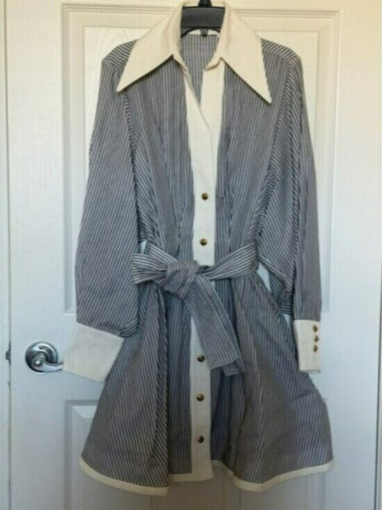 Zimmermann Dresses & Skirts - NWT Zimmermann Illustration Tuck Striped Cotton-Silk Mini Dress